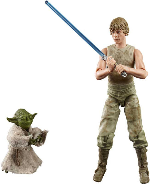 STAR WARS BLACK SERIES - RED LINE - D4 LUKE SKYWALKER & YODA (JEDI TRAINING)